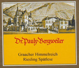 Dr. Pauly-Bergweiler, Riesling Graacher Himmelreich Spätlese (2015)