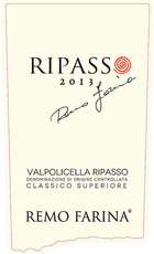 2016 Remo Farina, Valpolicella Superiore Classico Ripasso, Veneto
